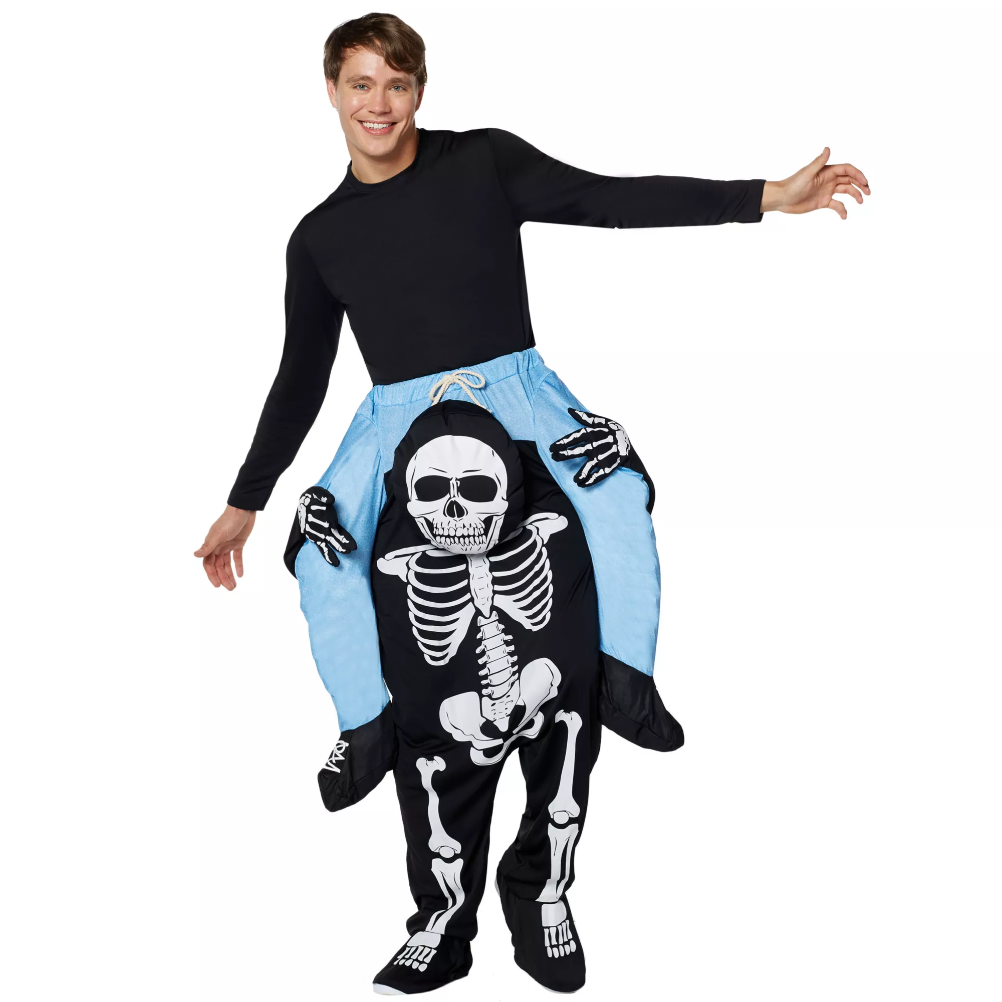 Adult Skeleton Piggyback Costume at Spirit Halloween