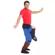 Adult Gnome Piggyback Costume at Spirit Halloween