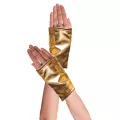 Goldtone Fingerless Gloves at Spencer's