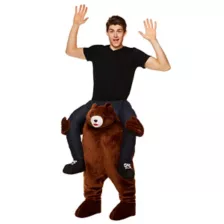 Adult Bear Ride-Along Costume at Spirit Halloween