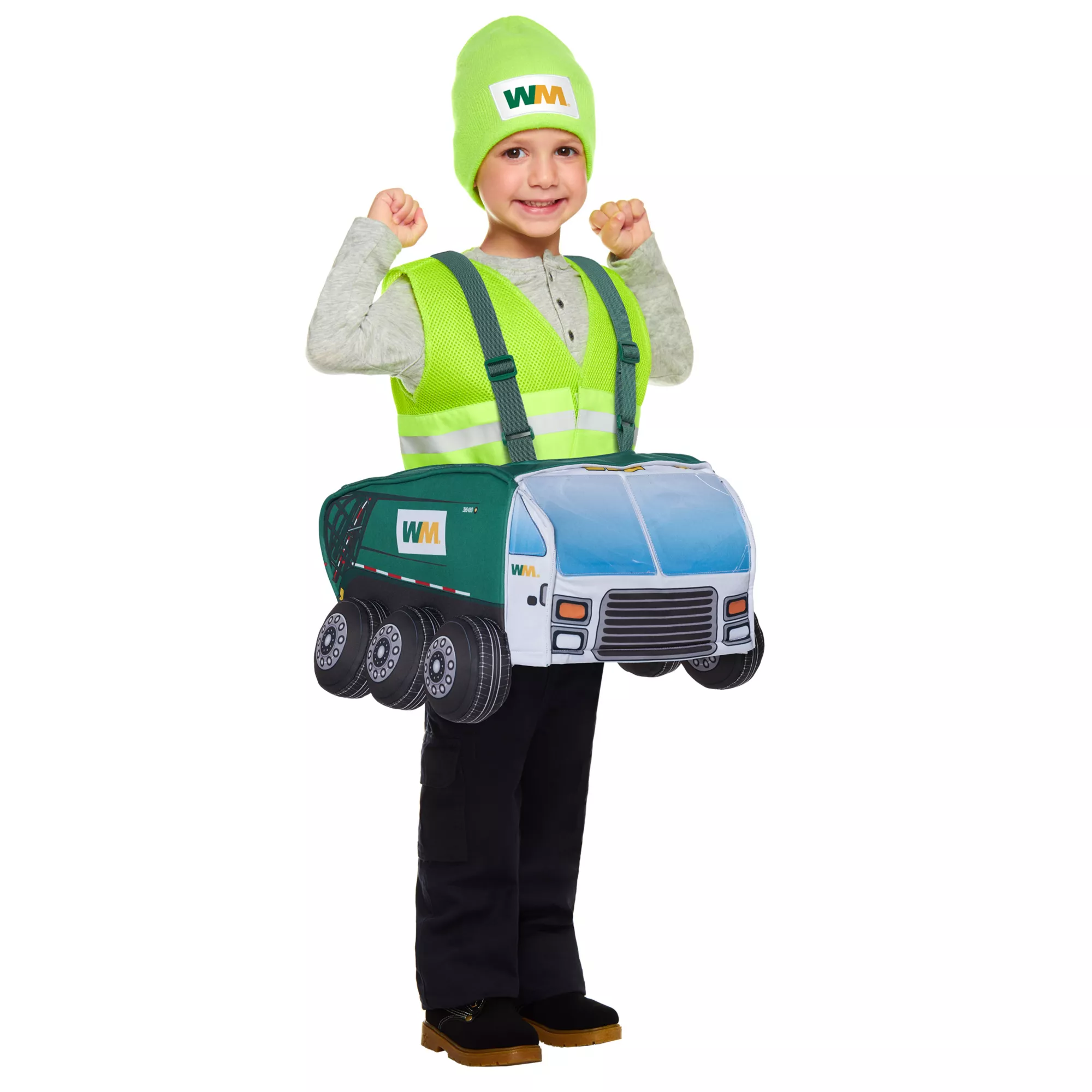 Toddler Garbage Truck Ride-Along Costume - Waste Management at Spencer's