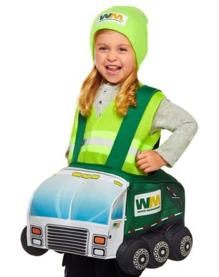 Toddler Garbage Truck Ride-Along Costume - Waste Management