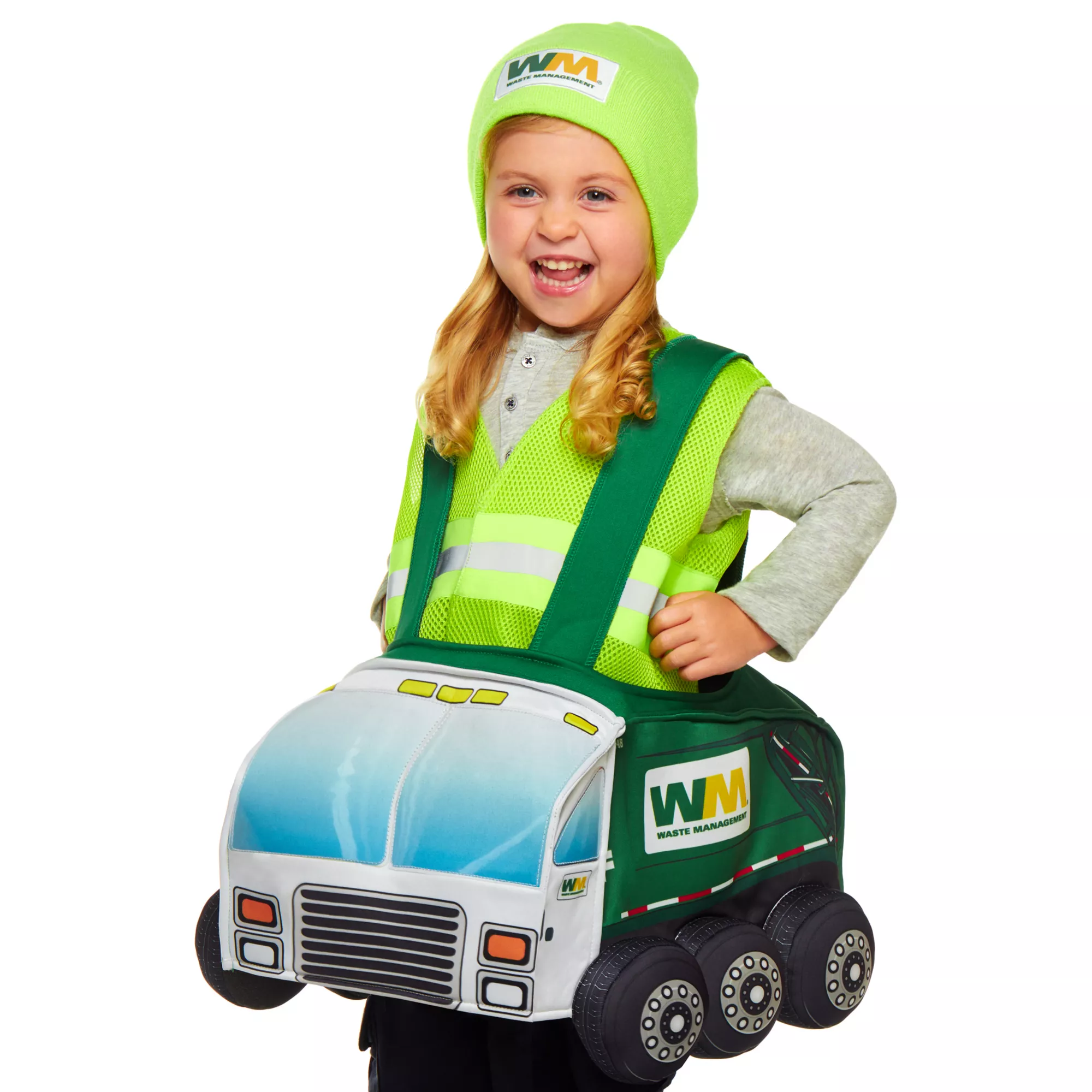 Toddler Garbage Truck Ride-Along Costume - Waste Management at Spencer's
