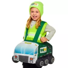 Toddler Garbage Truck Ride-Along Costume - Waste Management at Spencer's