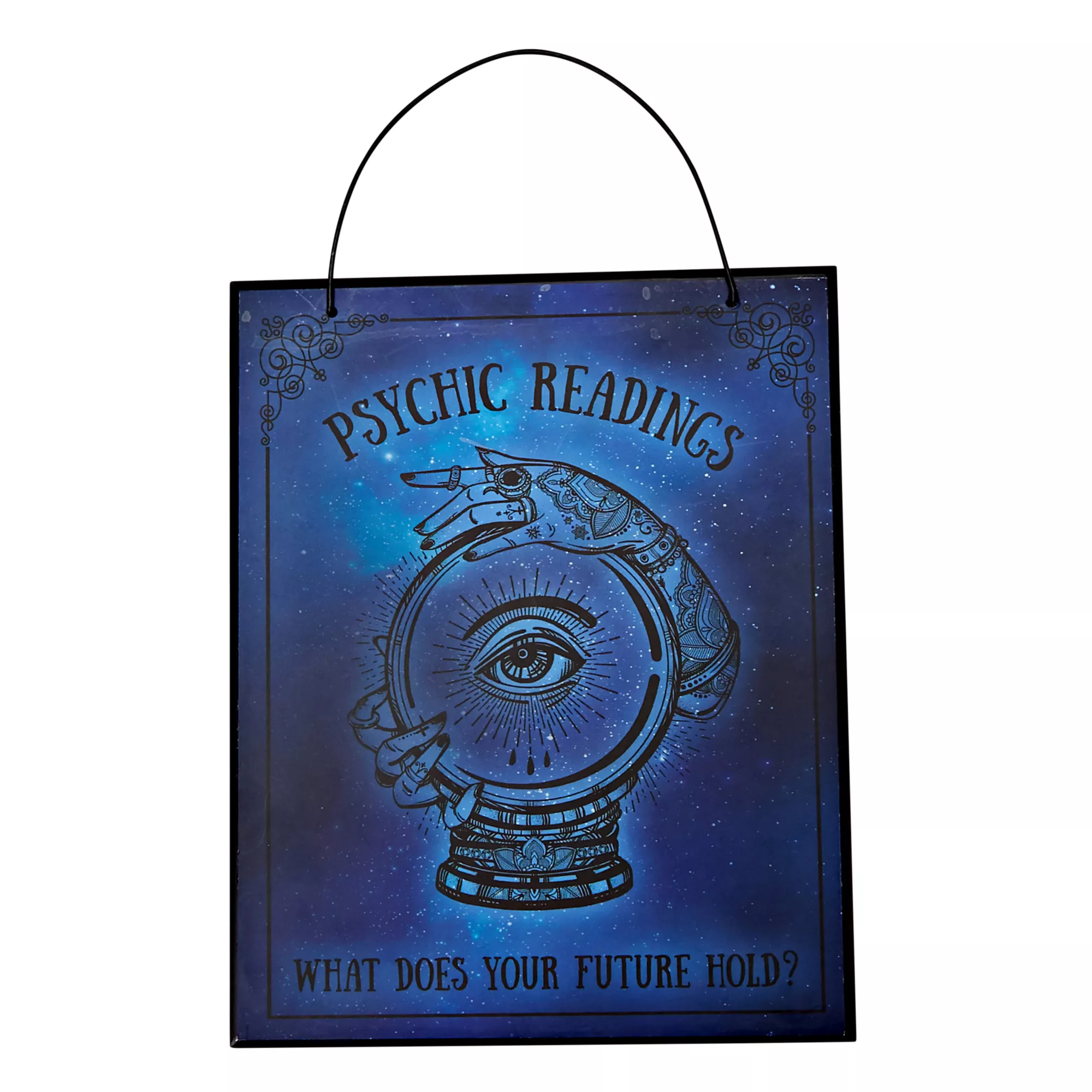 Psychic Readings Sign at Spirit Halloween