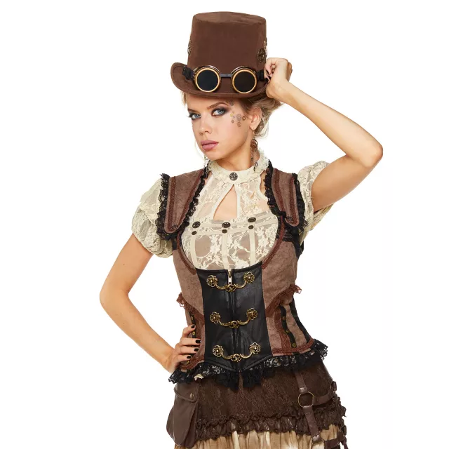 Steampunk Corset Vest - Spirithalloween.com