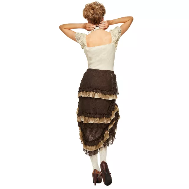 Tiered Lace Steampunk Skirt at Spirit Halloween