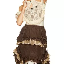 Tiered Lace Steampunk Skirt at Spirit Halloween