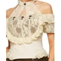 Lace Off-the-Shoulder Steampunk Shirt at Spirit Halloween