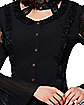 Black Long Sleeve Lace Shirt