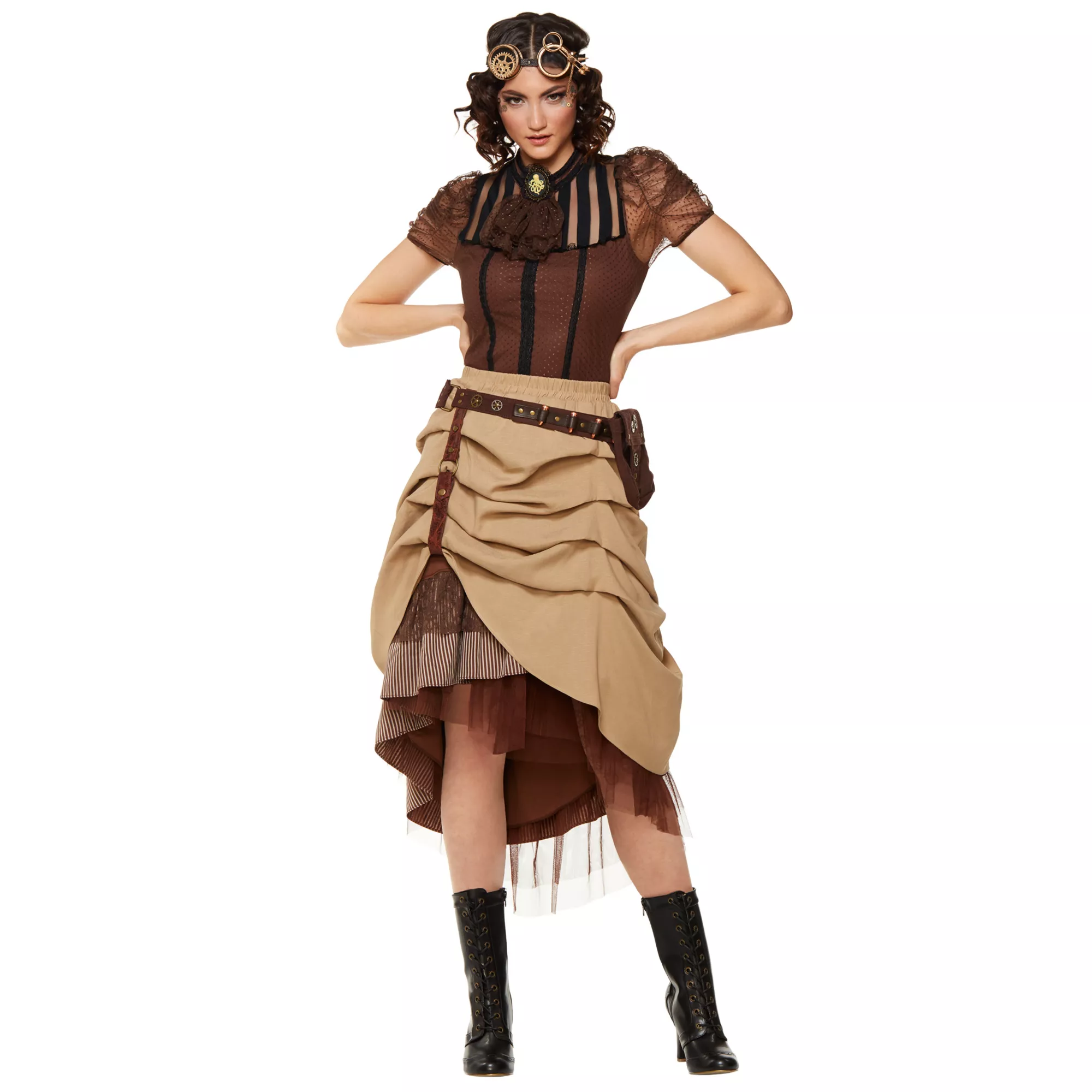 Steampunk Long Ruffle Skirt at Spirit Halloween