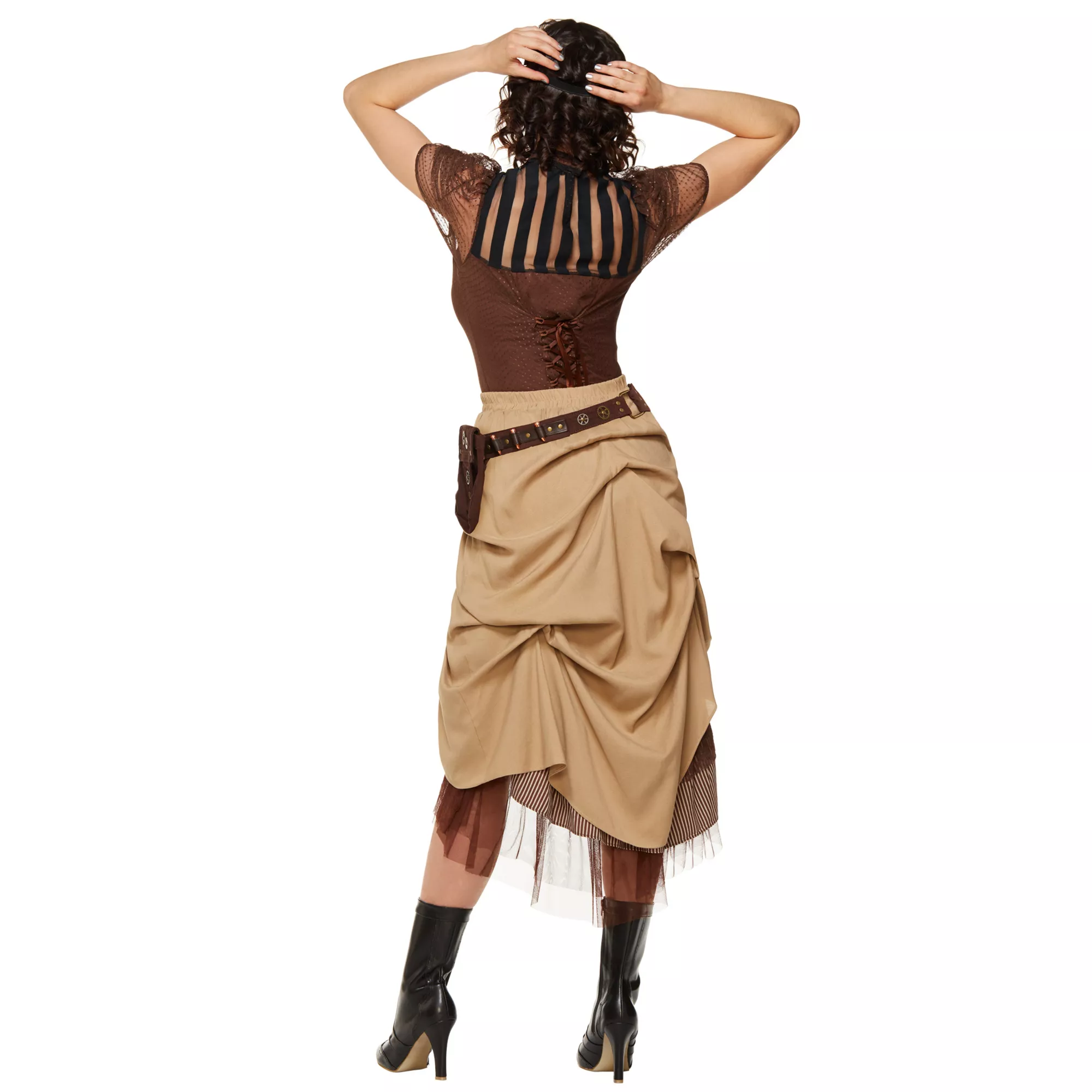 Steampunk Long Ruffle Skirt at Spirit Halloween
