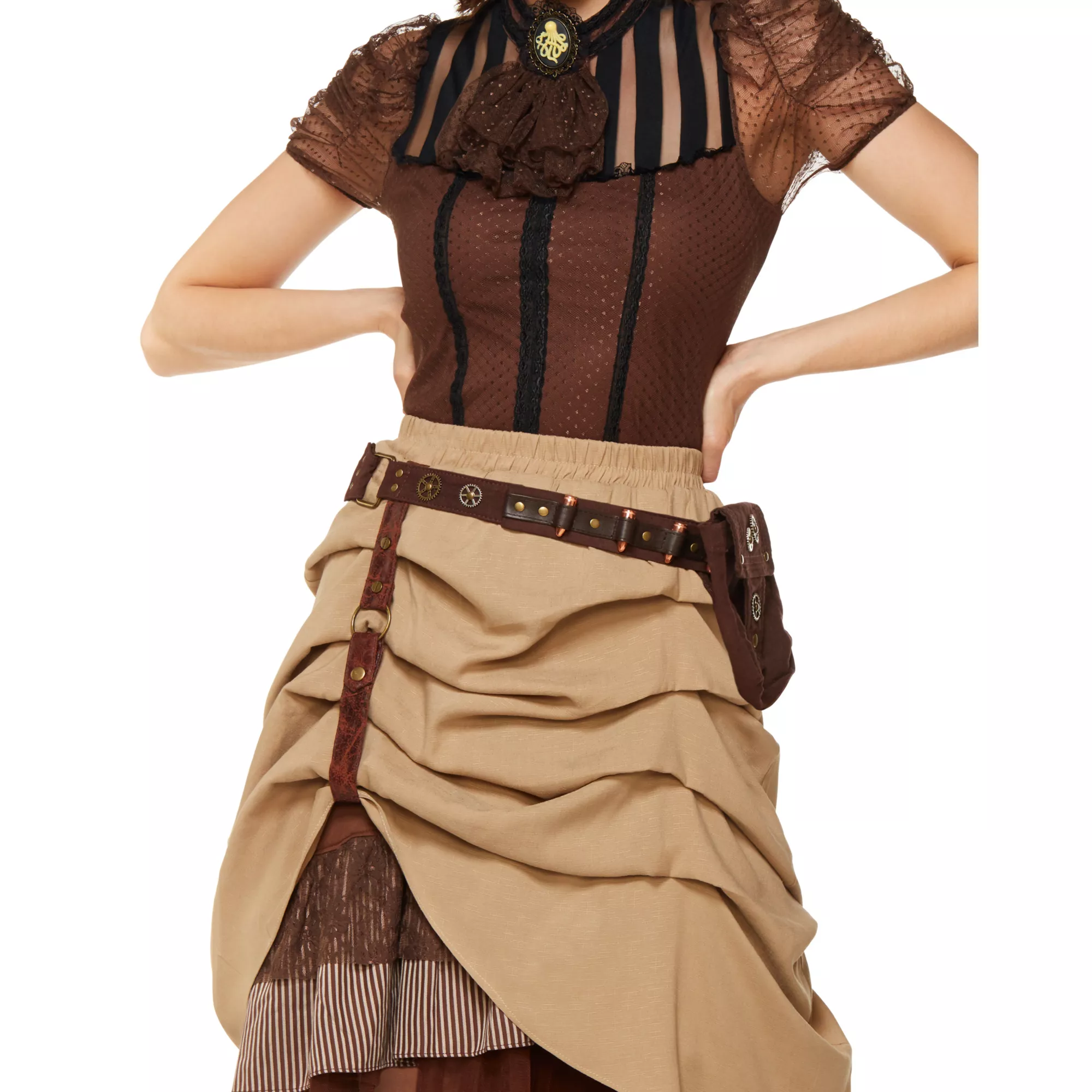 Steampunk Long Ruffle Skirt at Spirit Halloween