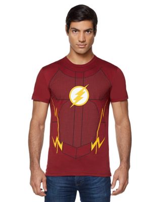 The Flash Costume T Shirt - DC Comics - Spirithalloween.com