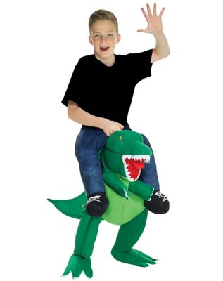 Kids T. rex Piggyback Costume - Spirithalloween.com