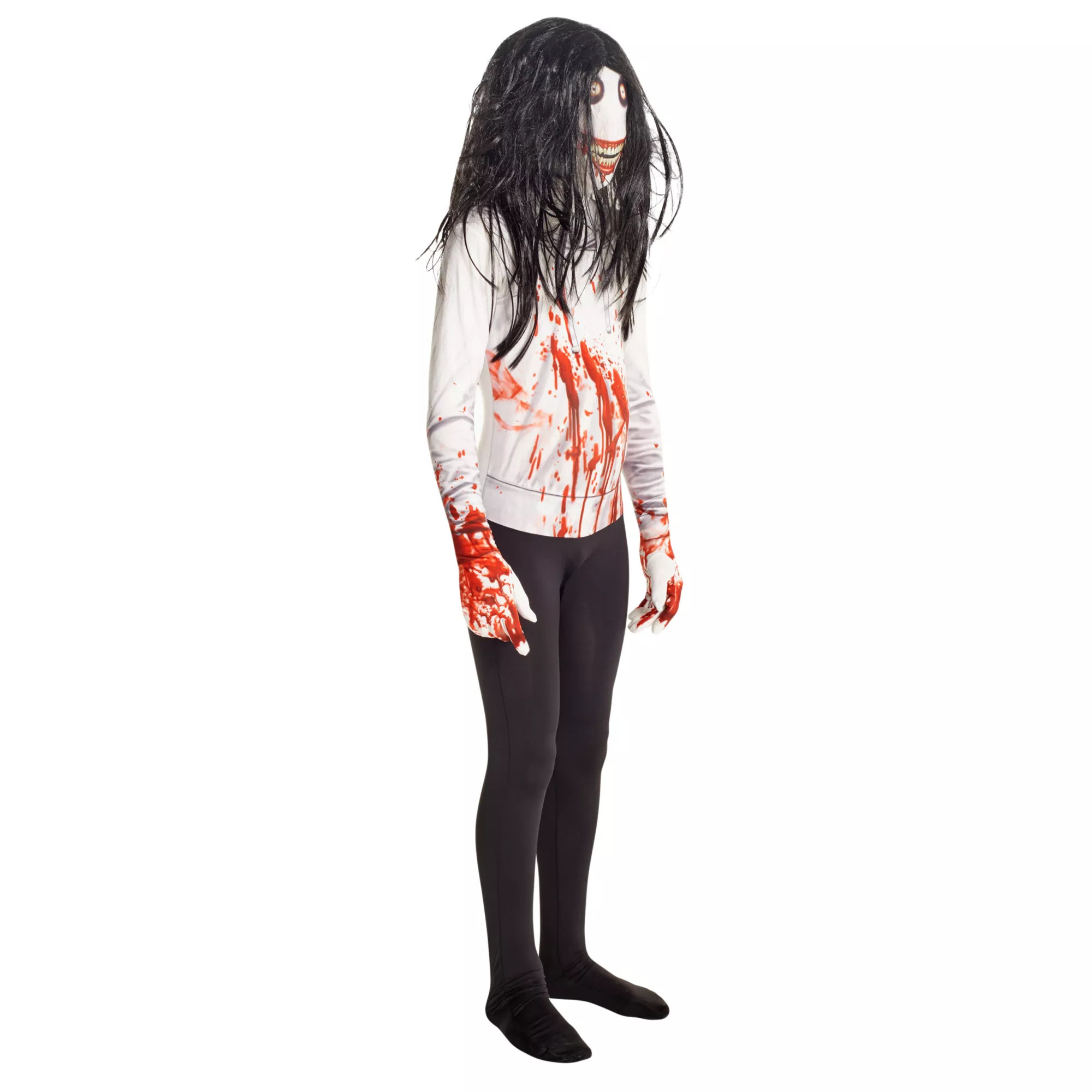 Kids Jeff the Killer Skin Suit Costume at Spirit Halloween