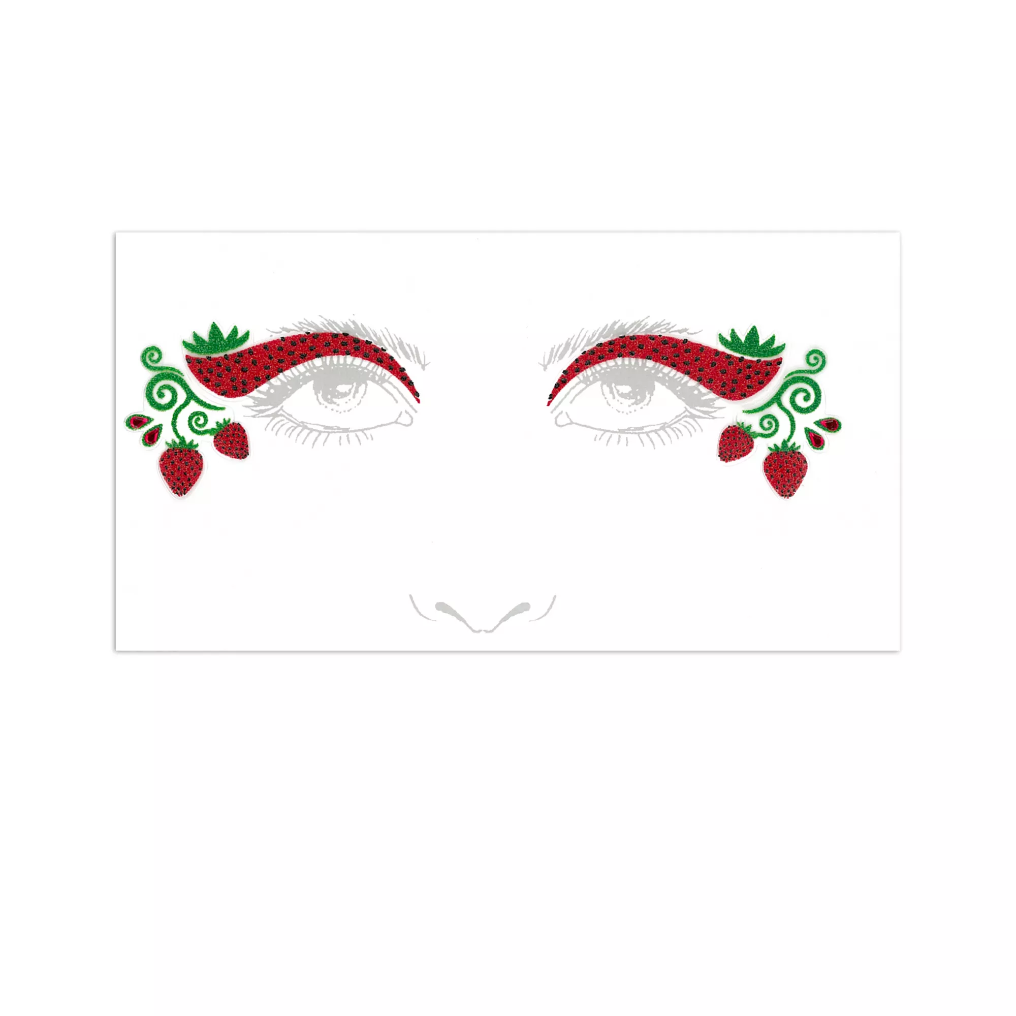 Strawberry Face Decal at Spirit Halloween