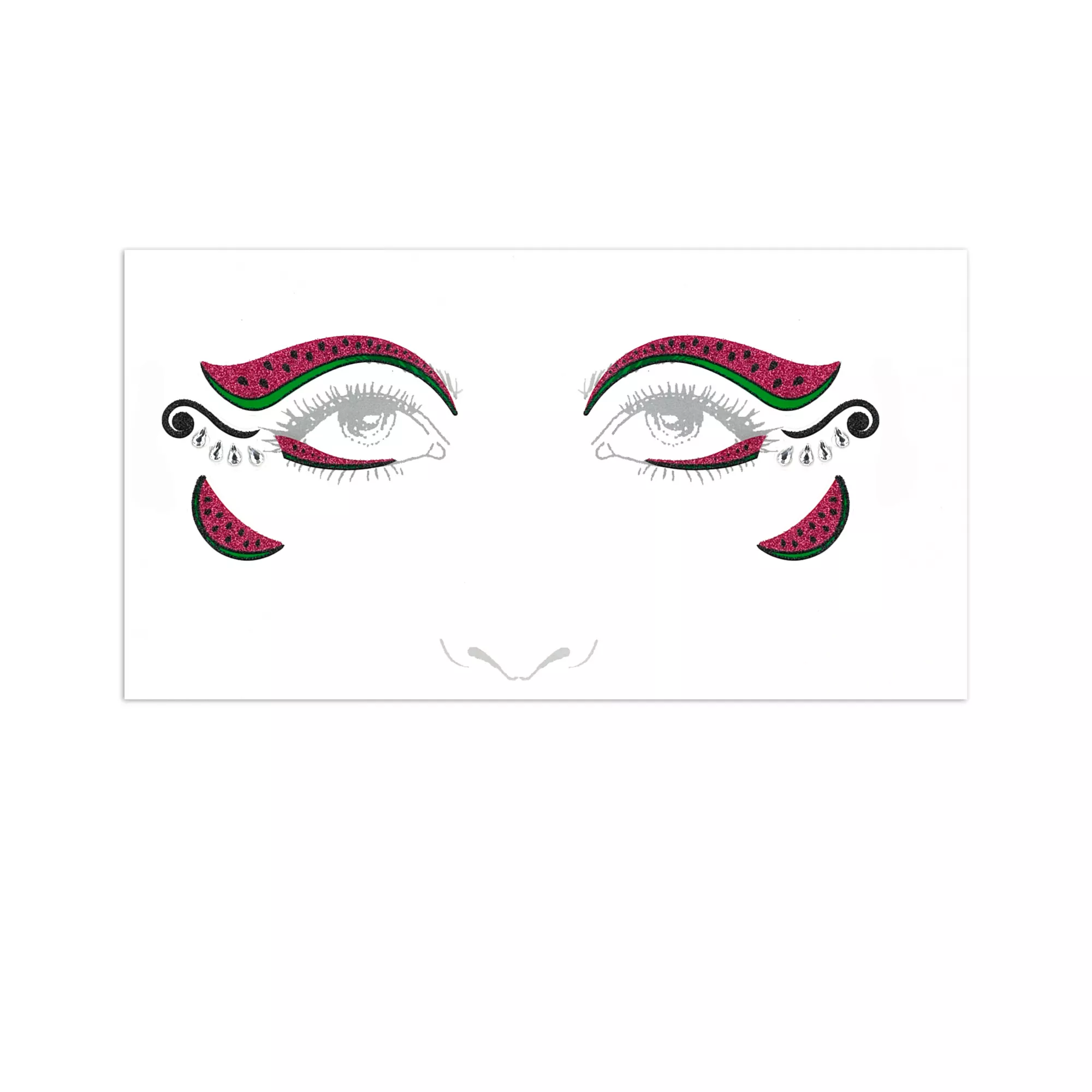 Watermelon Face Decal at Spencer's