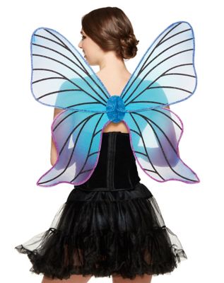 blue and purple fairy costume