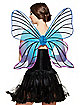 Blue and Purple Butterfly Fairy Wings