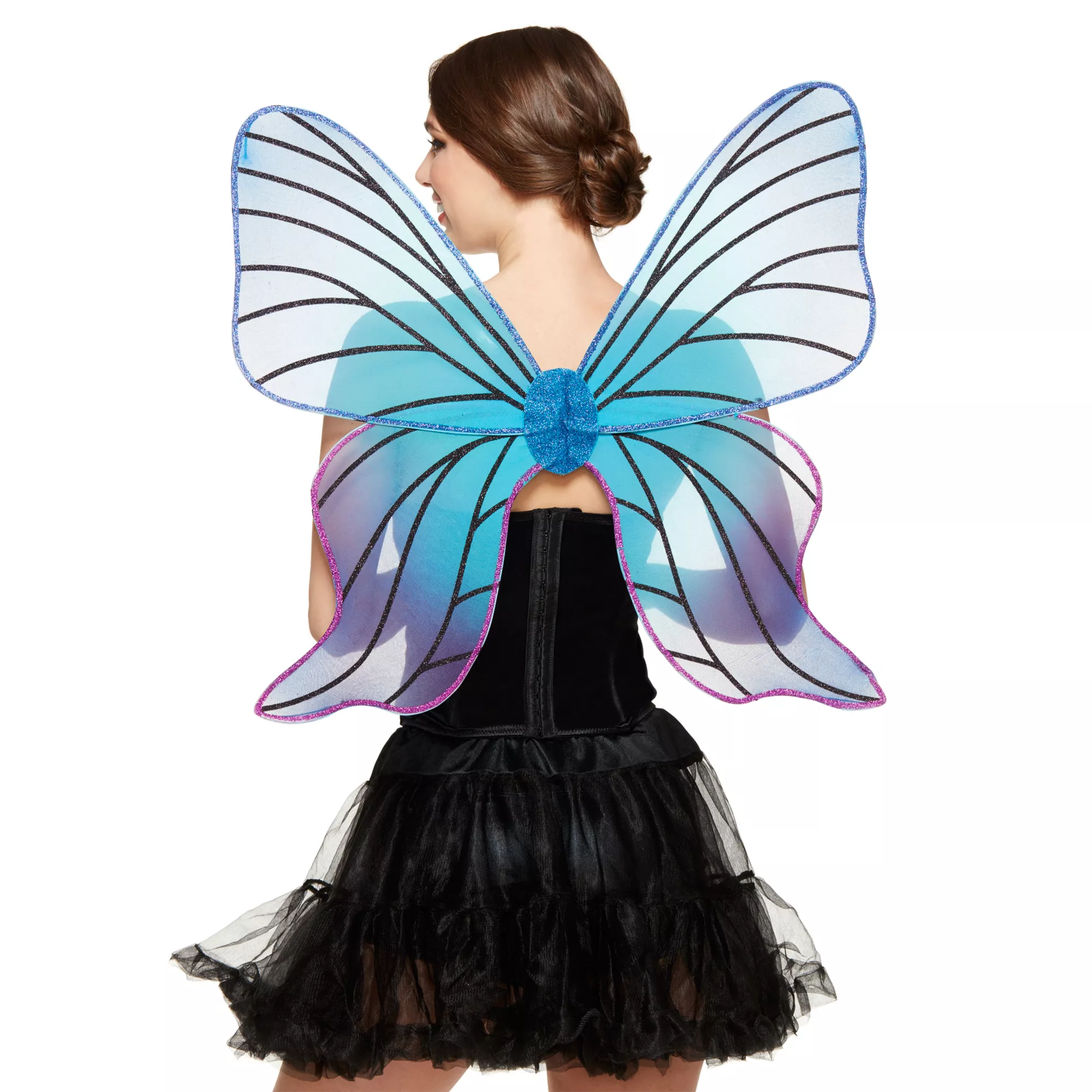 Blue and Purple Butterfly Fairy Wings at Spirit Halloween