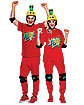Adult Red Contestant Costume - Double Dare