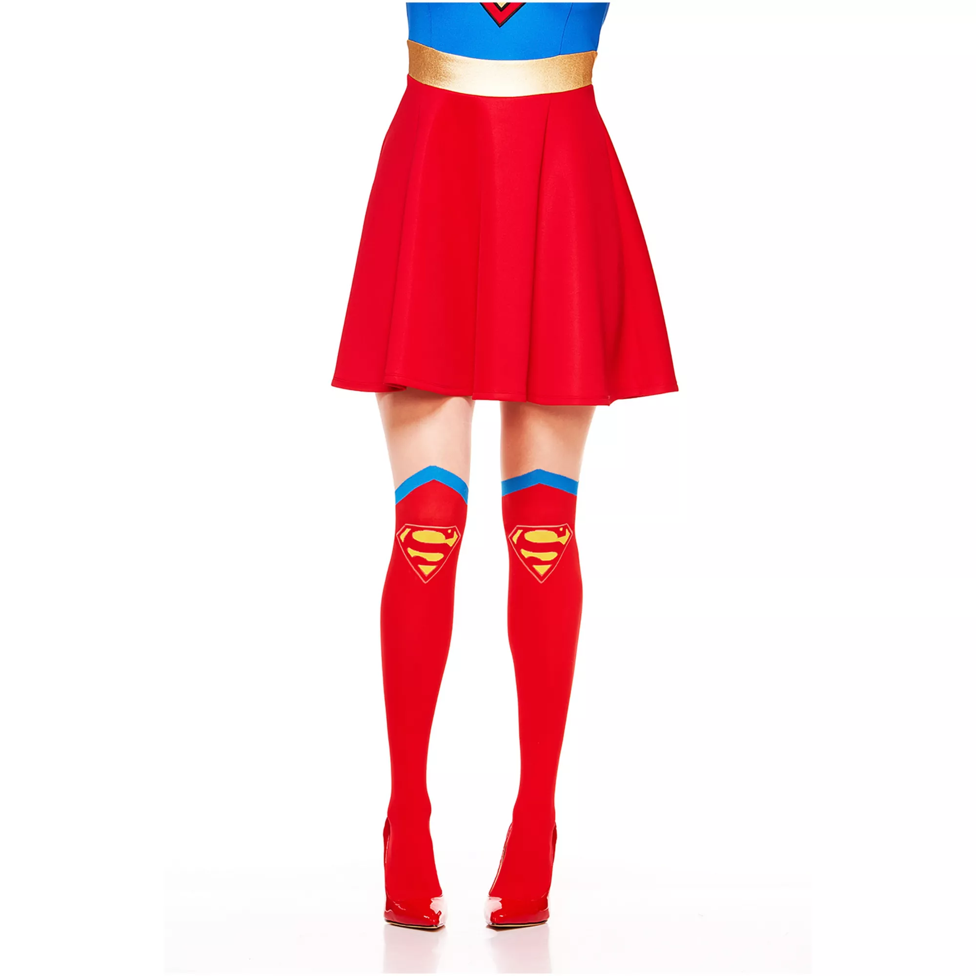 Supergirl Boot Tights - DC Comics at Spirit Halloween