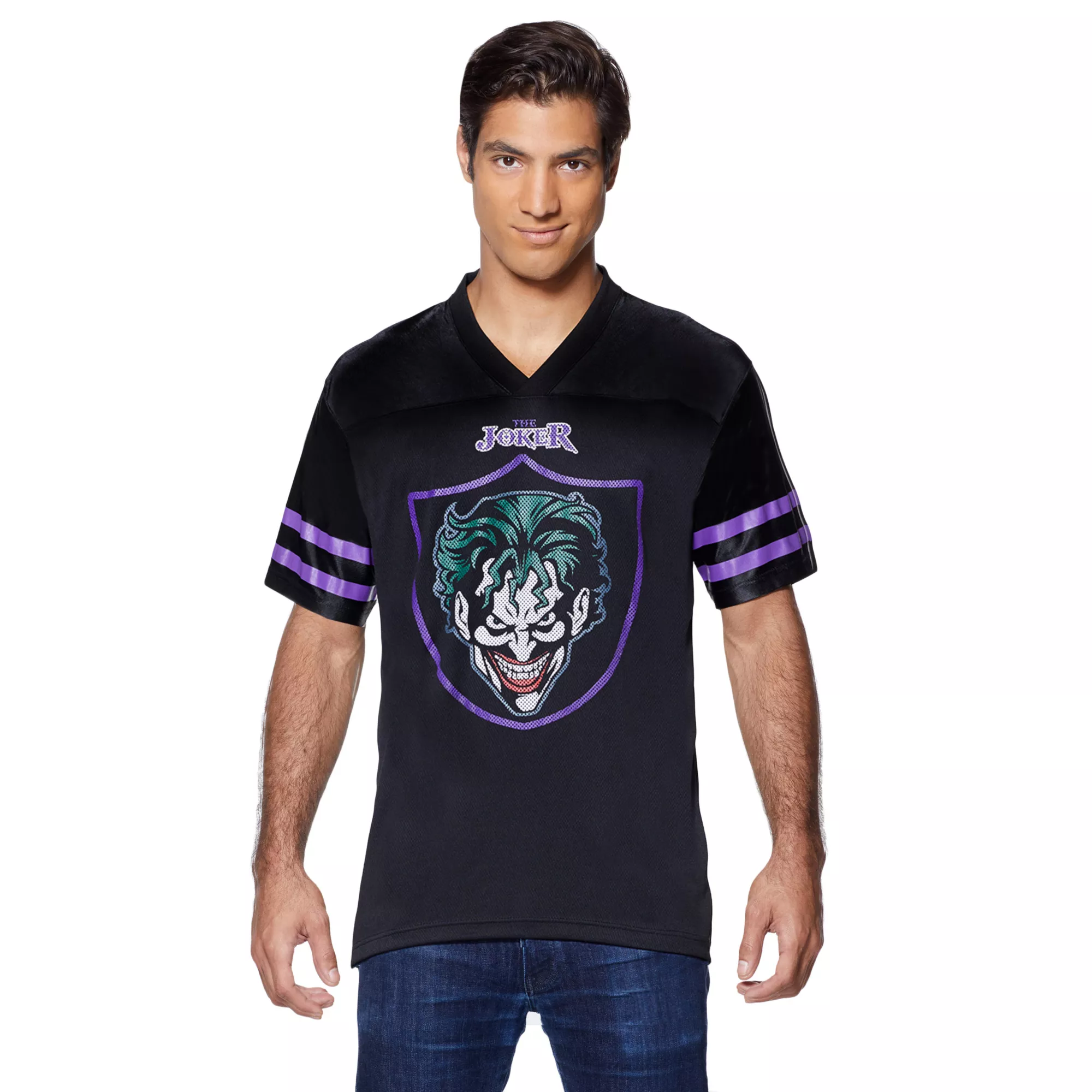 Joker Football Jersey - DC Comics at Spirit Halloween