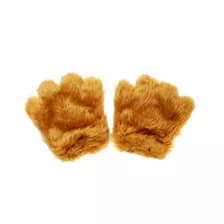 Brown Faux Fur Animal Paws at Spencer's
