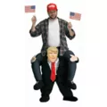 Adult Piggyback Mr. President Costume at Spirit Halloween