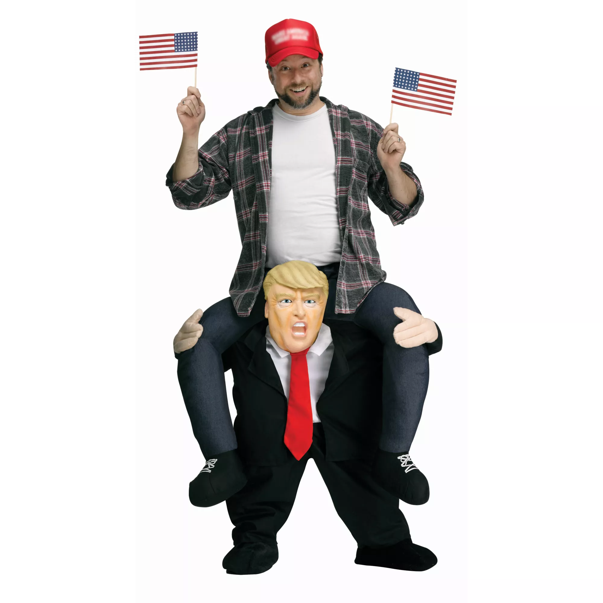 Adult Piggyback Mr. President Costume at Spirit Halloween