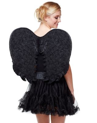 Black Velvet Angel Wings - Spirithalloween.com