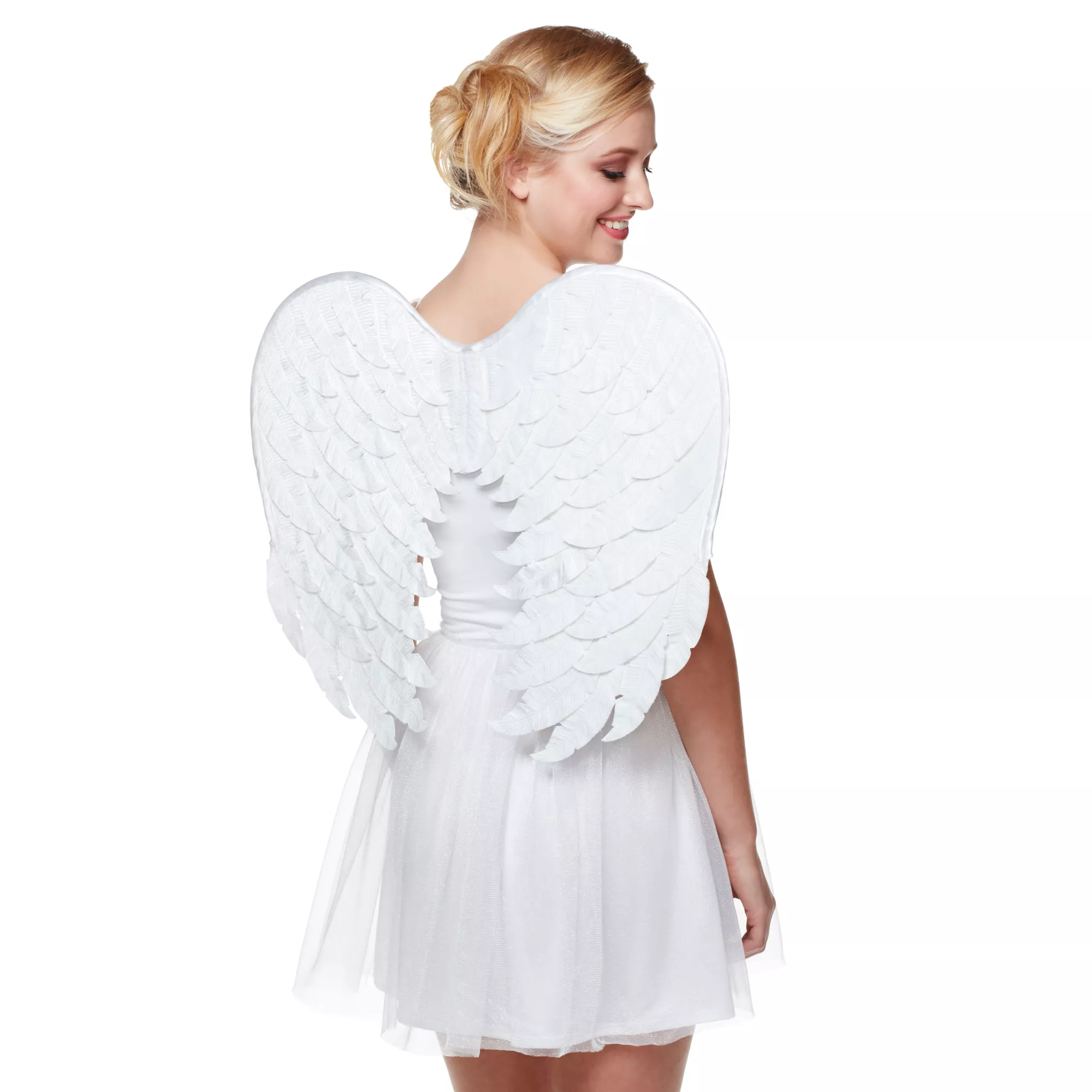 White Velvet Angel Wings at Spencer's