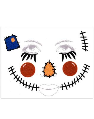 Scary Face Stickers for Sale
