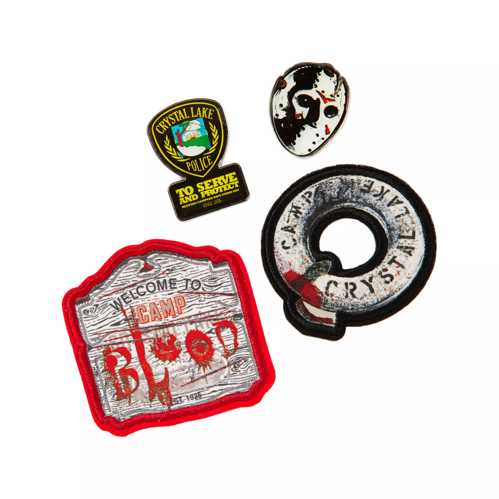 Jason Pin Patch Set - Friday the 13th at Spirit Halloween