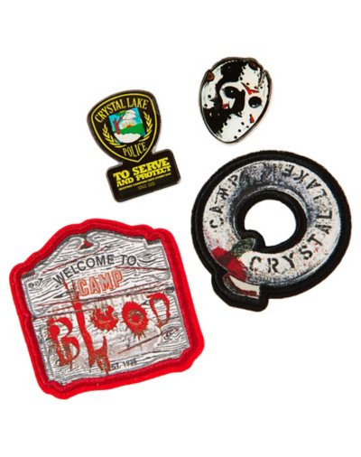 Jason Pin Patch Set - Friday the 13th by Spirit Halloween