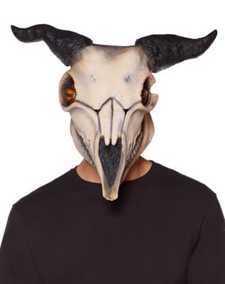 pereza Largo móvil Goat Skull Mask - Spirithalloween.com
