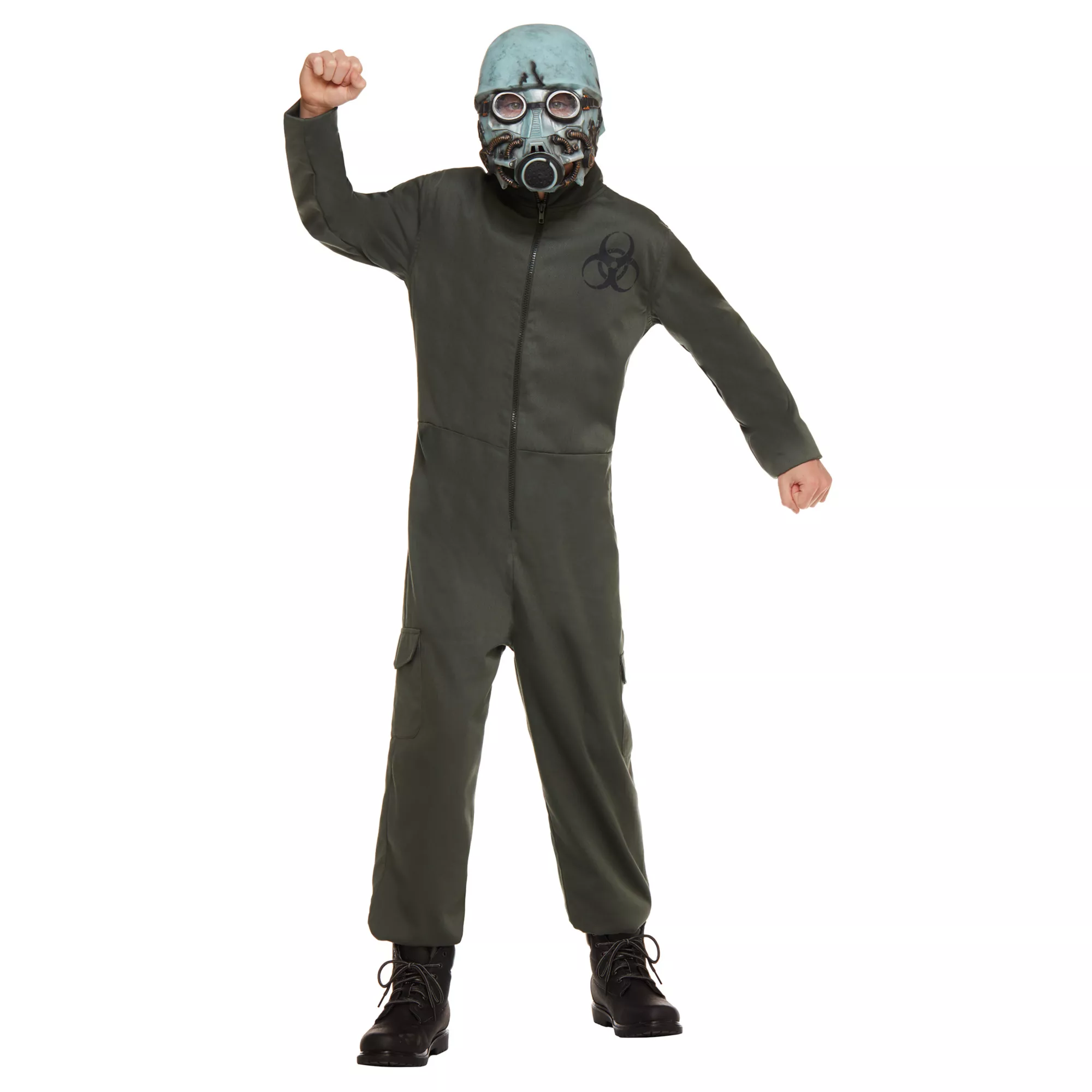 Kids Light-Up Biohazard One Piece Costume at Spirit Halloween
