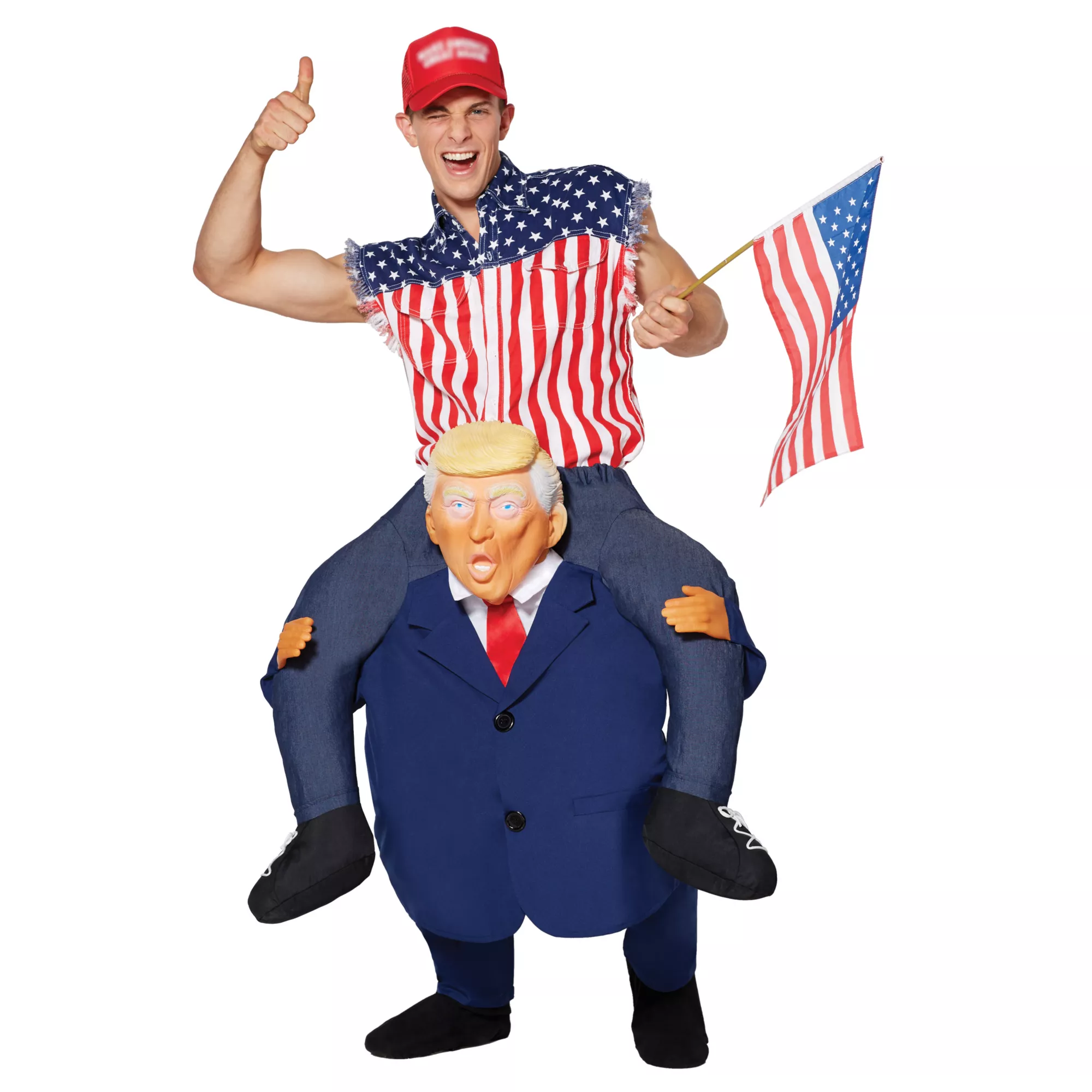 Adult Presidential Piggyback Costume at Spencer's
