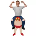 Kids Lucha Libre Piggyback Costume at Spirit Halloween