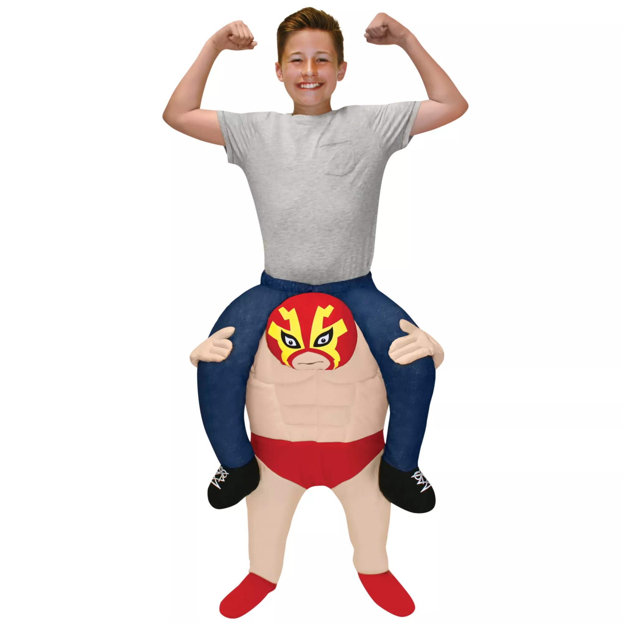 Kids Lucha Libre Piggyback Costume at Spirit Halloween
