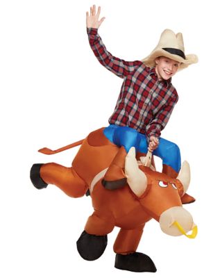 DIY Rodeo Cowboy Bull Rider Halloween Costume Idea + Printable Tag