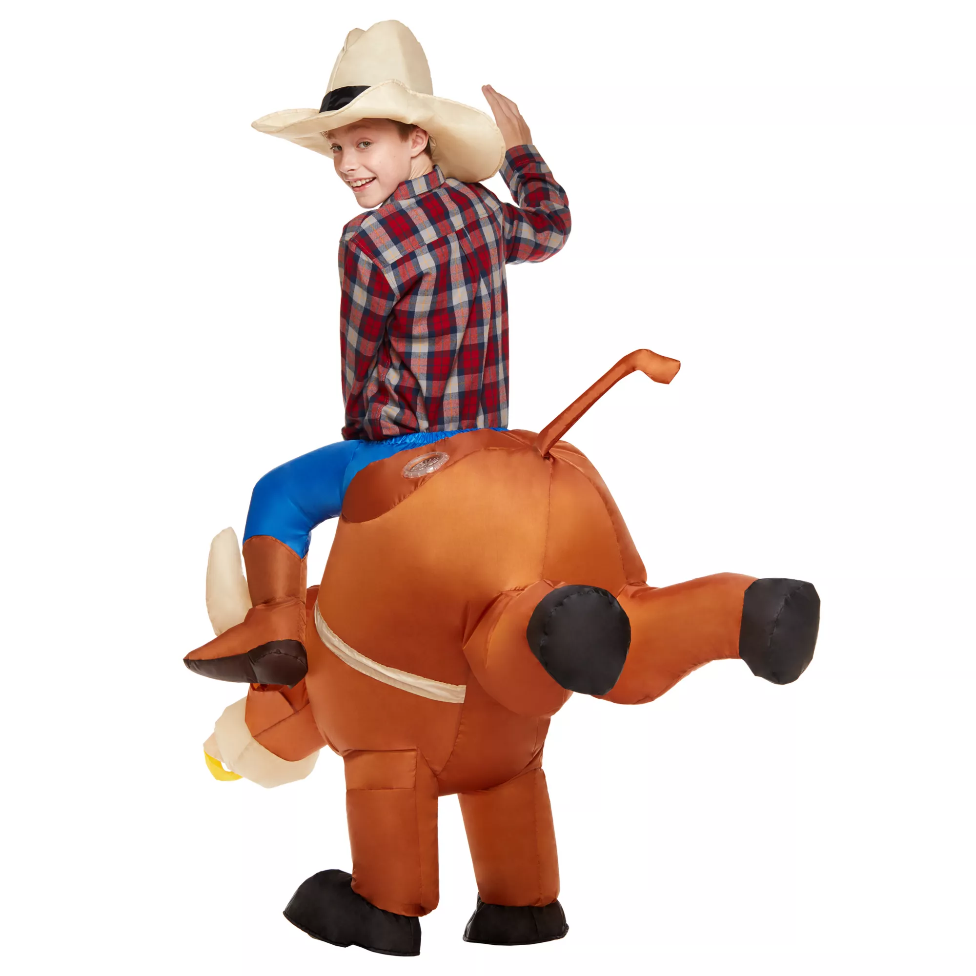 Kids Inflatable Bull Rider Costume at Spencer's