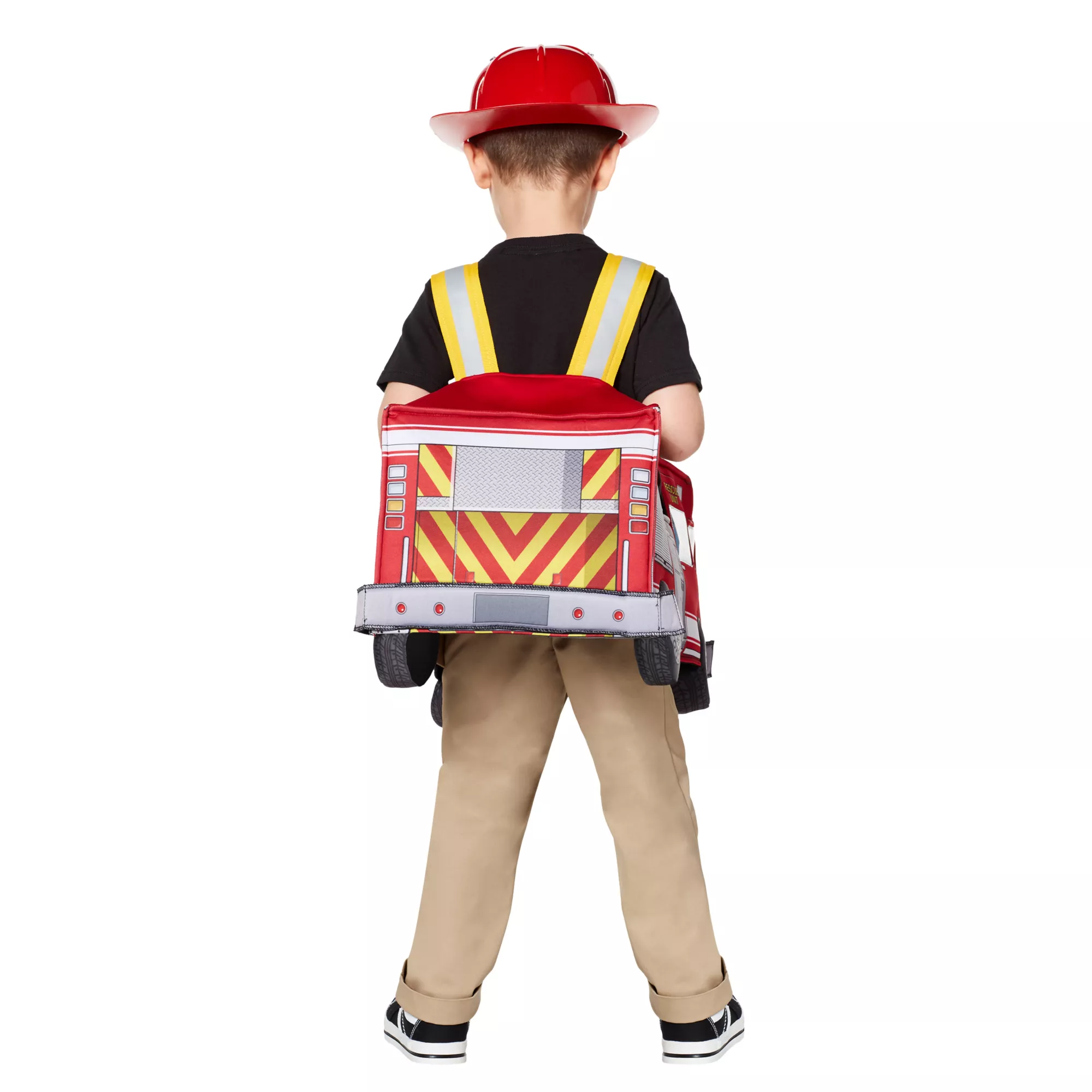 Toddler Helmet and Light-Up Firetruck Ridealong Set at Spirit Halloween