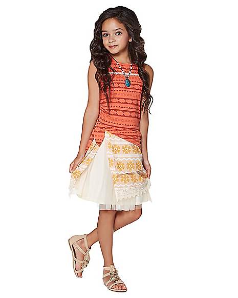 Little Girls Princess Dress for Jessie Ladybug Moana Costume Outfit For Halloween Christmas Dress Up 