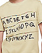 Kids Stranger Things Alphabet Wall T Shirt - Stranger Things