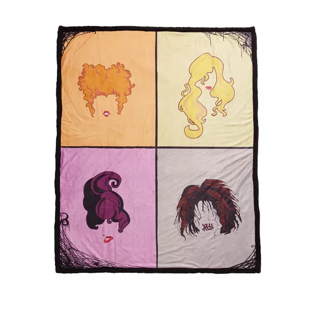 Sanderson Sisters Sherpa Fleece Blanket - Hocus Pocus at Spencer's