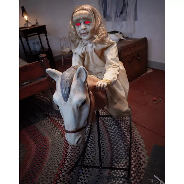 3 Ft Rocking Horse Dolly Animatronics - Decorations at Spencer's