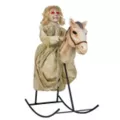 3 Ft Rocking Horse Dolly Animatronics - Decorations at Spencer's