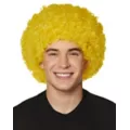Yellow Curly Wig at Spencer's